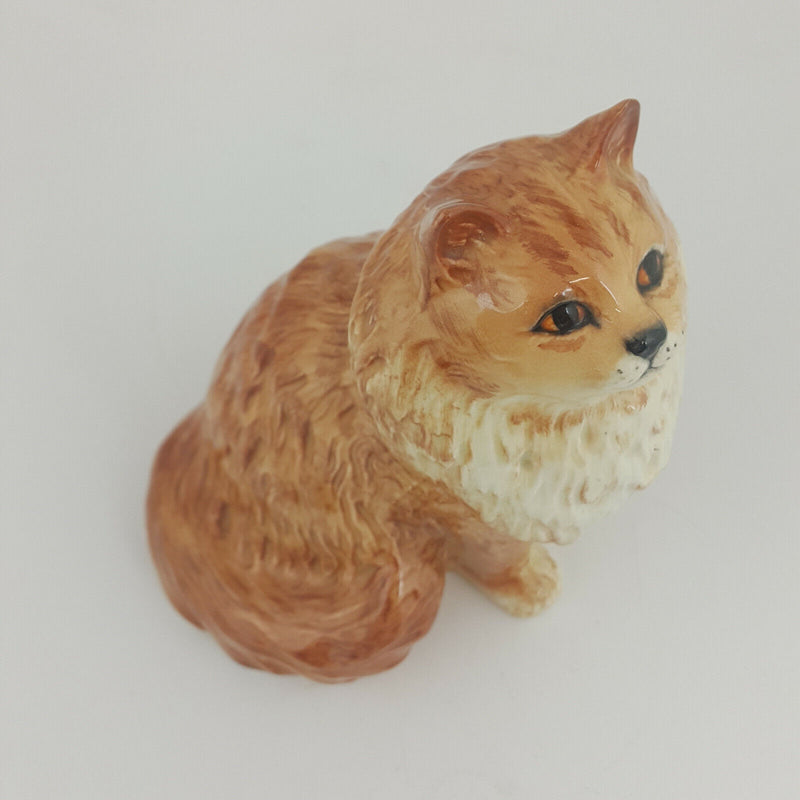 Beswick - Persian Cat Sitting 1880 Ginger Gloss - 582 BSK