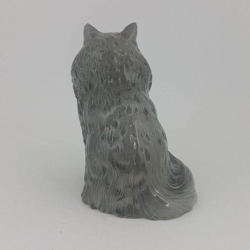 Beswick - Persian Cat Sitting 1880 Swiss Roll Grey Gloss - 580 BSK