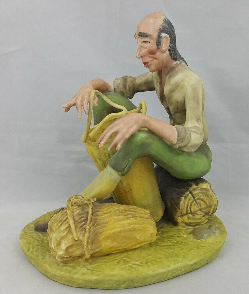 Coalport Figurine Basket Maker Limited Edition 150/1000