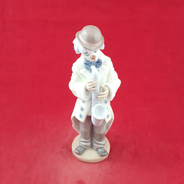 Lladro Figurine - Sad Sax / Clown 5471 - L/N 2969