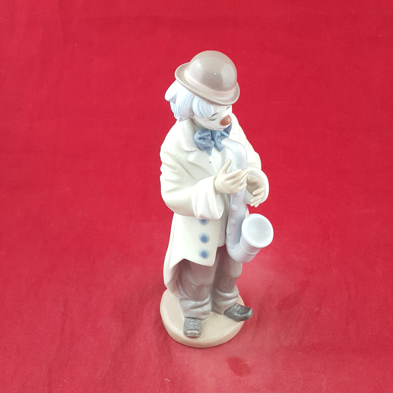 Lladro Figurine - Sad Sax / Clown 5471 - L/N 2969