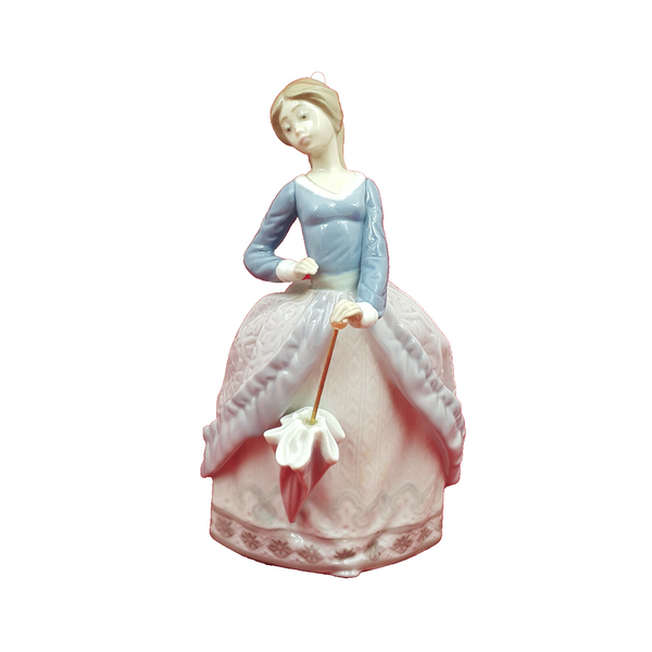 Lladro 5212 Lady with Parasol - Evita