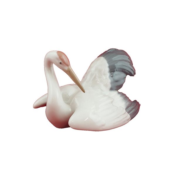 Lladro - Nesting Crane 1599 - L/N 1452