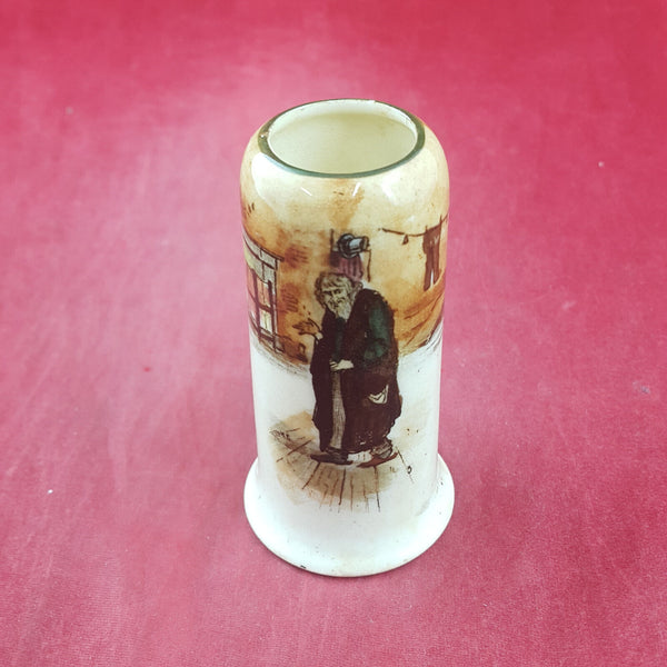 Royal Doulton Dickens Ware Fagin Toothpick Holder 1081 | Miniature Vase RD 3517