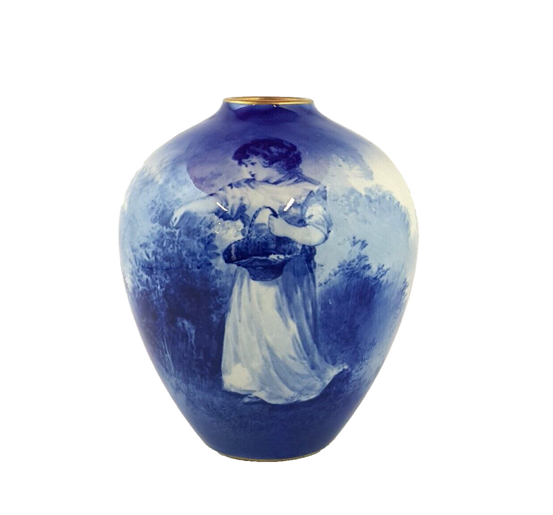 Royal Doulton Blue Children Series Vase - 6691 RD