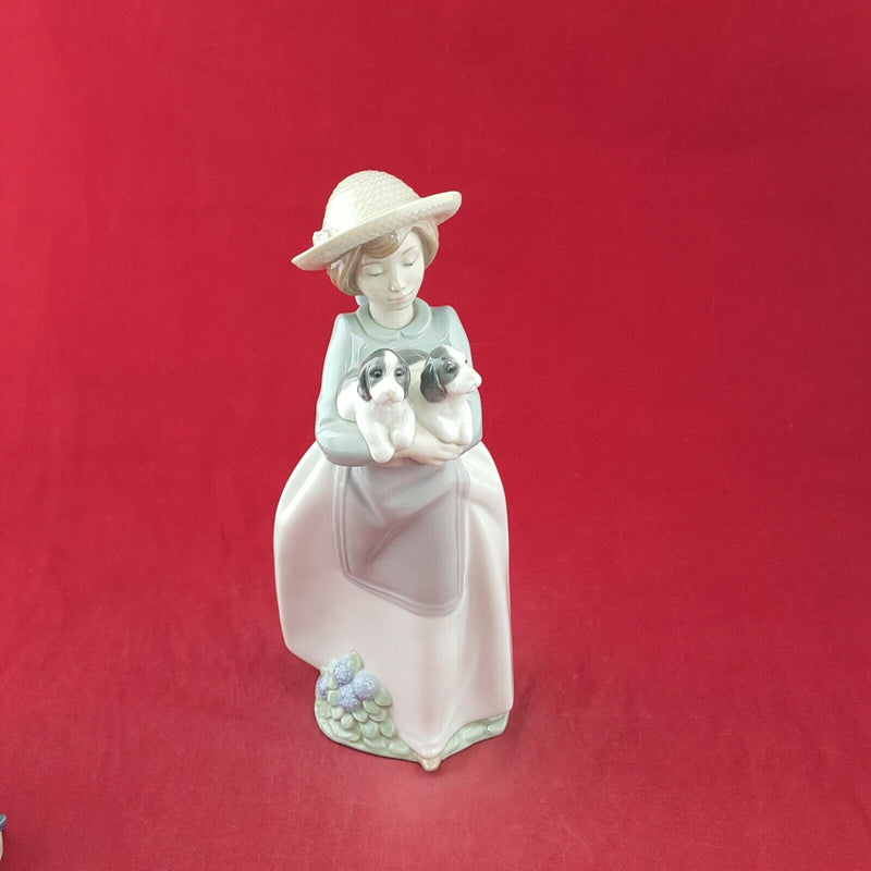 Nao by Lladro Porcelain Figurine 1156 What An Armful - 8855 L/N