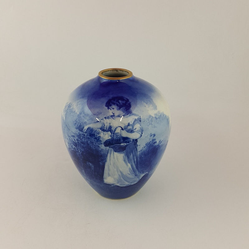 Royal Doulton Blue Children Series Vase - 6691 RD