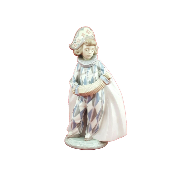 Lladro - Concertina 5695 (restored neck)  6018 Porcelain  collectible L/N