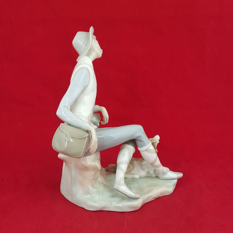 Lladro Figurine 4659 - Shepherd Boy With Dog - 5951 L/N