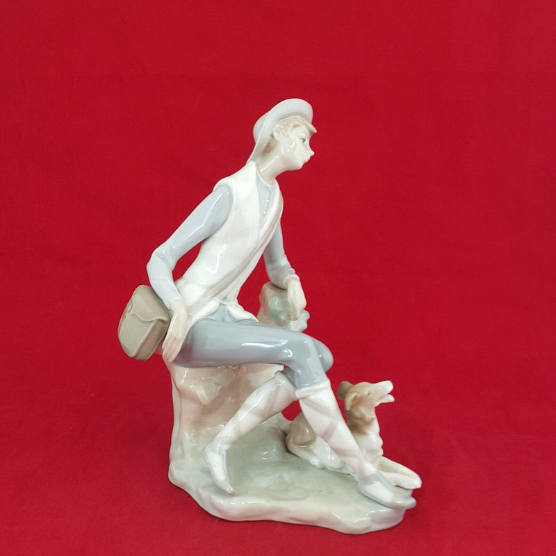 Lladro Figurine 4659 - Shepherd Boy With Dog - 5951 L/N