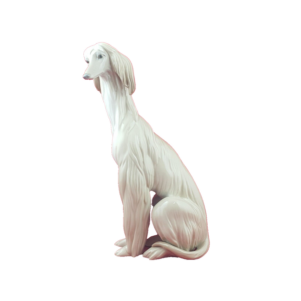 Lladro Nao Figurine 1069 Grey Afghan Hound - 9006 L/N