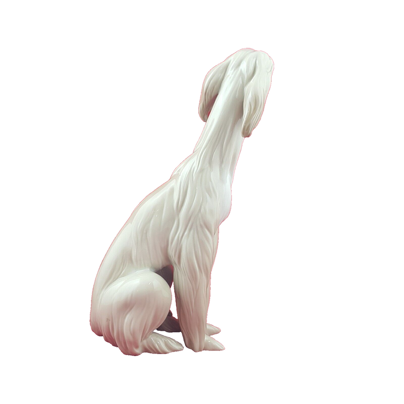 Lladro Nao Figurine 1069 Grey Afghan Hound - 9006 L/N