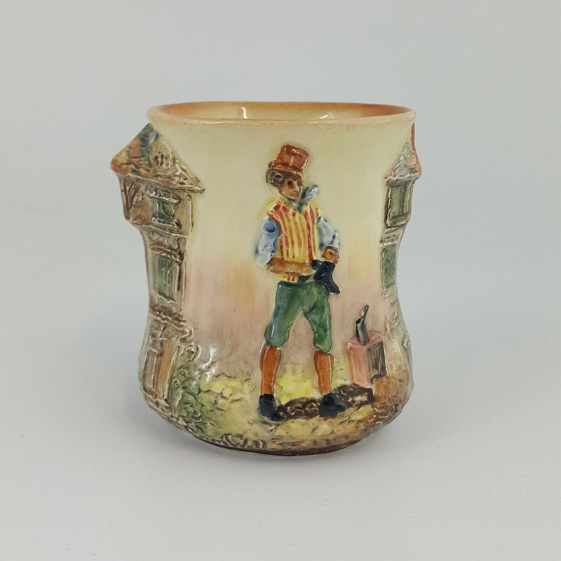 Royal Doulton Dickens Ware Series Small Relief Vase - Sam Weller -  RD 5852