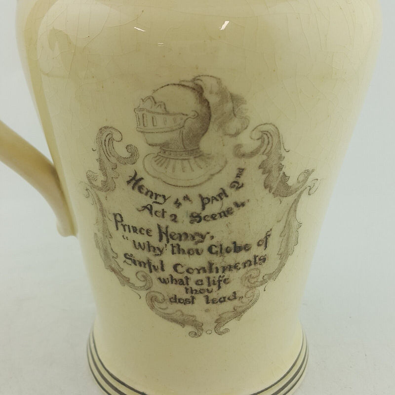 Royal Doulton D277Pitcher Shakespeare Falstaff to Bradolph - 8799 RD