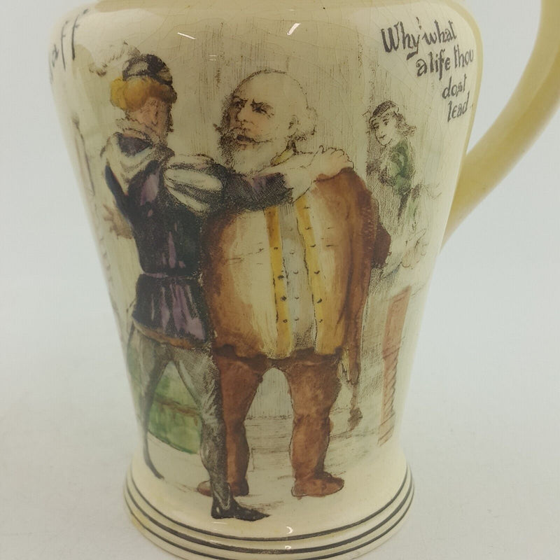 Royal Doulton D277Pitcher Shakespeare Falstaff to Bradolph - 8799 RD