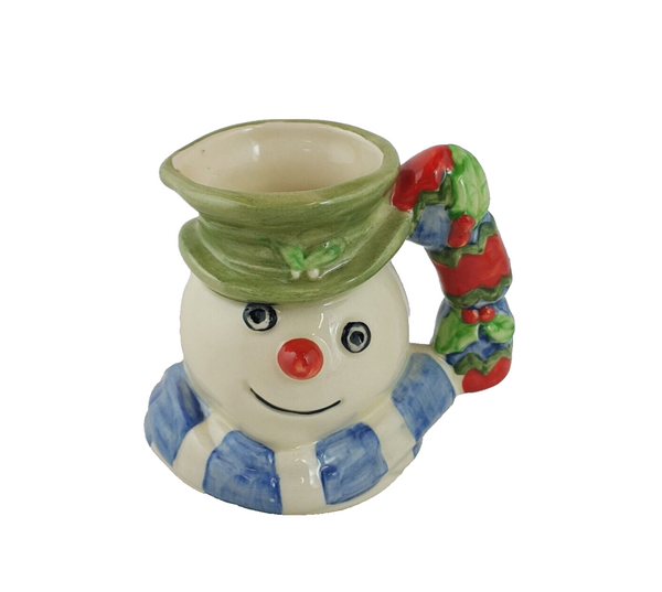 Royal Doulton Tiny Character Jug D7158 - Snowman Christmas Cracker - 7174 RD