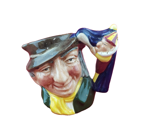 Royal Doulton Mini Character Jug D6596 Punch and Judy Man - 7776 RD