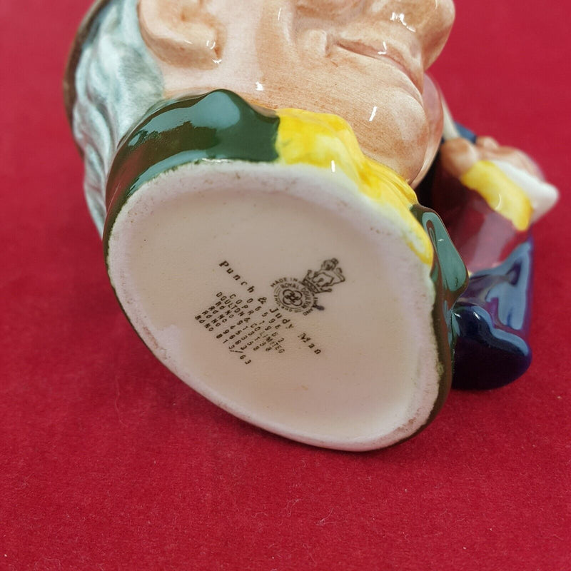 Royal Doulton Mini Character Jug D6596 Punch and Judy Man - 7776 RD