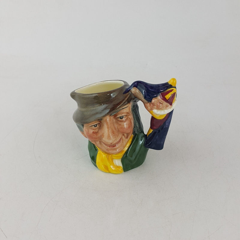 Royal Doulton Mini Character Jug D6596 - Punch and Judy Man - 7162 RD