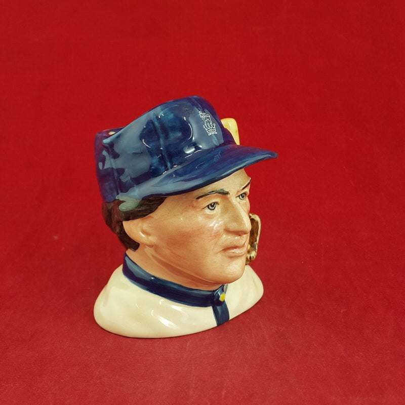 Royal Doulton Small Character Jug D6878 - The Baseball Player - 7192 RD