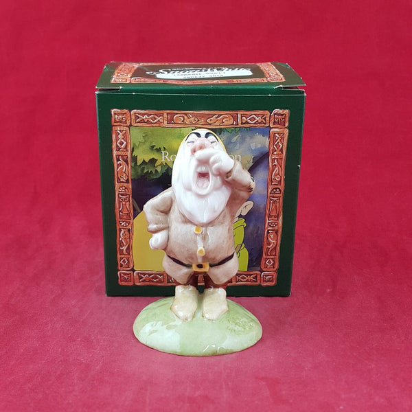 Royal Doulton Snow White & The Seven Dwarfs Sneezy SW14 Boxed - 8655 RD