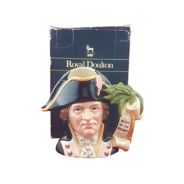 Royal Doulton Large Character Jug D6967 Captain Bligh Boxed - 9068 RD