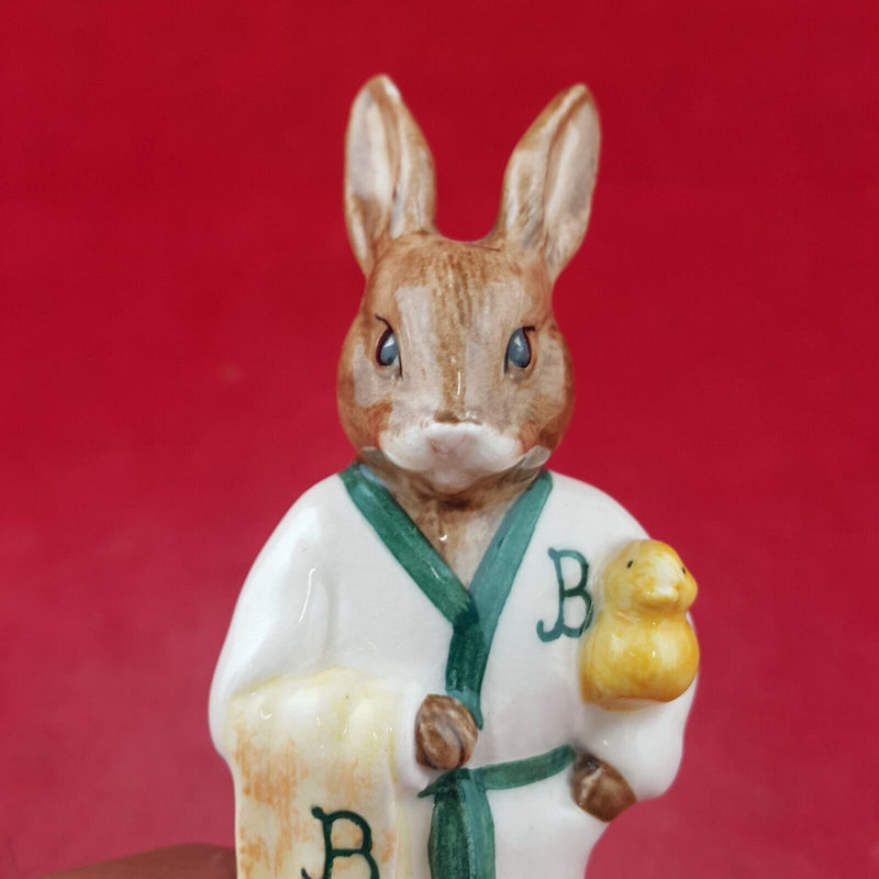 Royal Doulton Bunnykins Figurine Bathtime DB148 (Restored) - 8747 OA