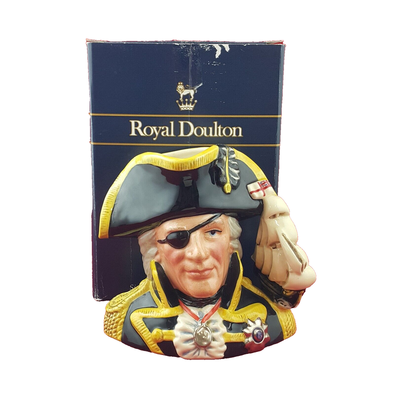 Royal Doulton Character Jug D6932 Vice Admiral Lord Nelson Boxed - 8552 RD