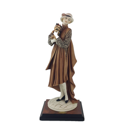 Giuseppe Armani Florence Figurine Young Lady with Yorkshire CoA Boxed - 7629 OA