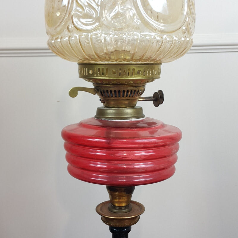 Victorian Glass Oil Lamp - 8789 O/A