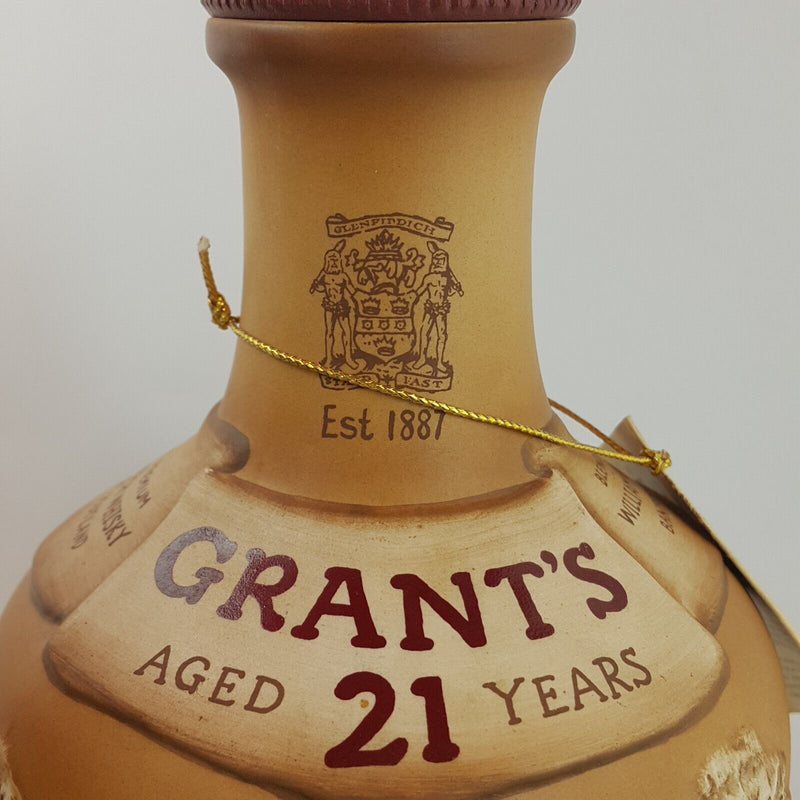 Royal Doulton Grant's 21 Year Old Castle Decanter 1980s (Empty) - 7529 RD