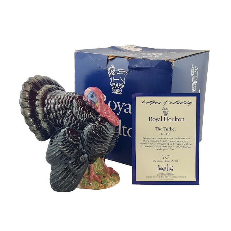 Royal Doulton Figurine - The Turkey D7149 (Boxed with CoA)