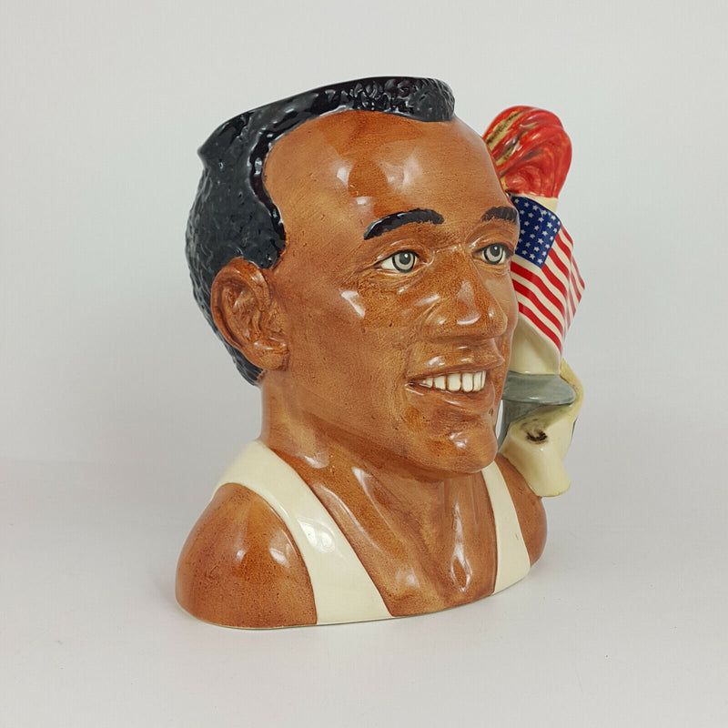 Royal Doulton Toby Jug Large - Jesse Owens D7019 (Boxed) - 453 RD