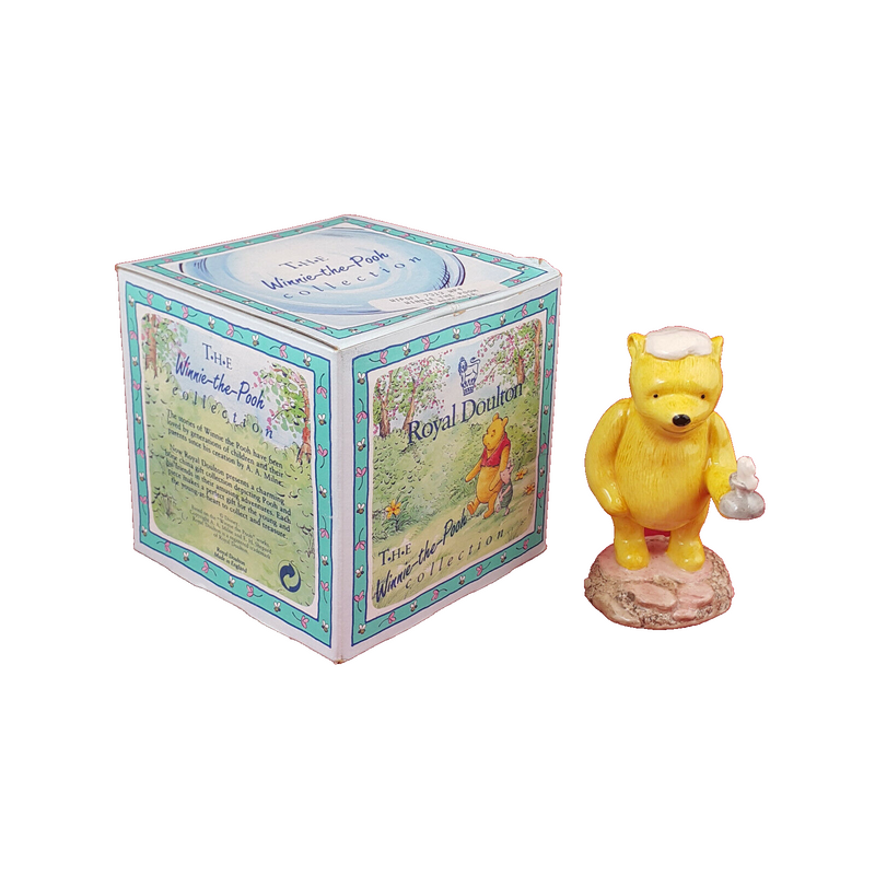 Royal Doultoun Storybook Figurine - Pooh Lights The Candle WP11 (Boxed) - RD 740