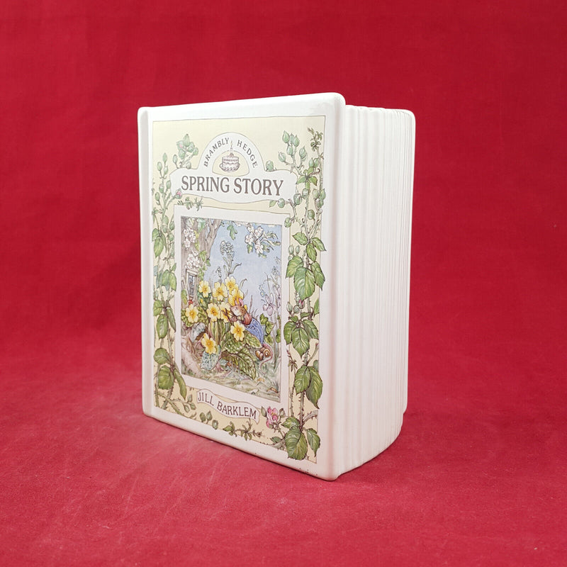 Royal Doulton - Spring - Savings Book Brambly Hedge Money Box (Boxed) - RD 3249