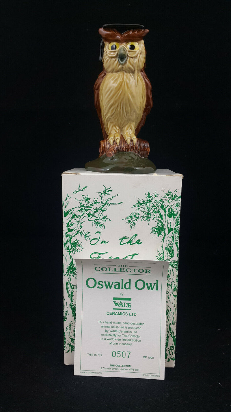 Wade Figurine Forest Deep Series, Oswald Owl - Boxed & CoA