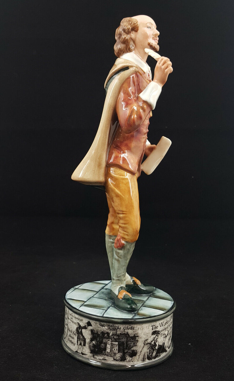 Royal Doulton Figurine William Shakespeare HN5129 - Boxed & CoA