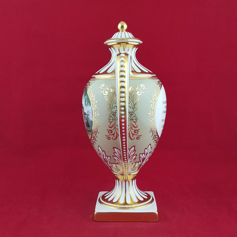 Spode Vase - Highgrove House / Royal Wedding (damaged handle) - NA 883