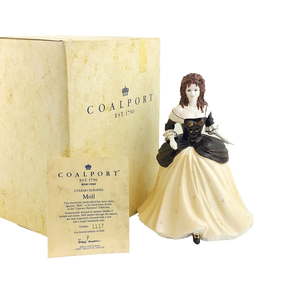 Coalport Porcelain Figurine - Literary Heroines - Molly (Boxed & CoA) - CP 2003