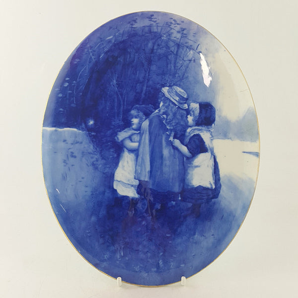 Royal Doulton - Children Series Blue Wall Plaque - RD 2506