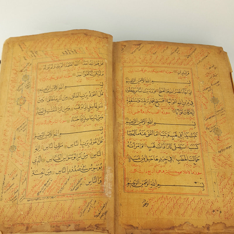 Complete Quran Manuscript Handwritten Antique Calligraphy (Ottoman, Persian) Q4