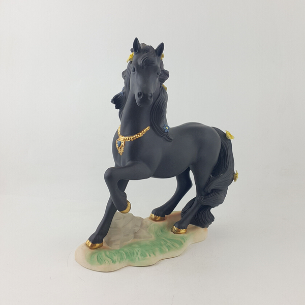 Princeton Gallery Unicorn - Love's Magic 1994 (matte black) horn broken- NA 1975