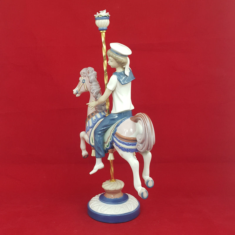 Lladro Figurine 1470 Boy on Carrousel Horse - Boxed