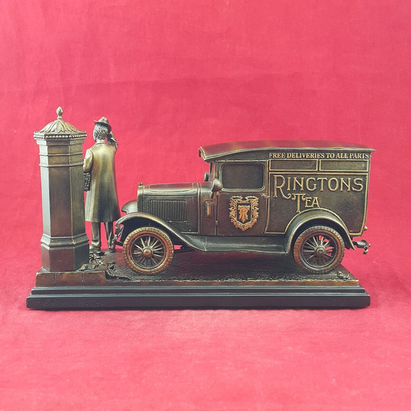 Ringtons Tea Bronze Van with Man Boxed (Damaged) - 8665 O/A