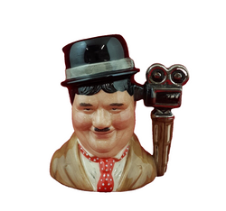 Royal Doulton Small Character Jug D7009 - Oliver Hardy - 6776 RD