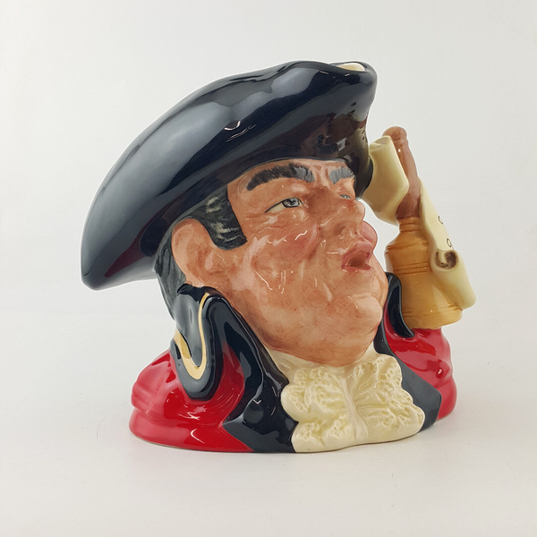 Royal Doulton Character Jug Large - Town Crier Scroll Handle D6895 – RD 1957