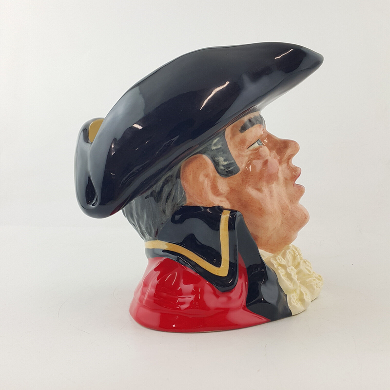 Royal Doulton Character Jug Large - Town Crier Scroll Handle D6895 – RD 1957