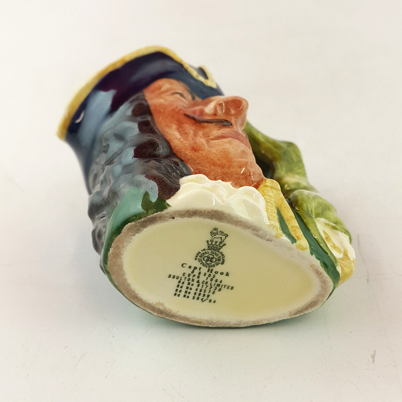 Royal Doulton Character Jug Mini - Capt Hook Old D6605 – RD 1914