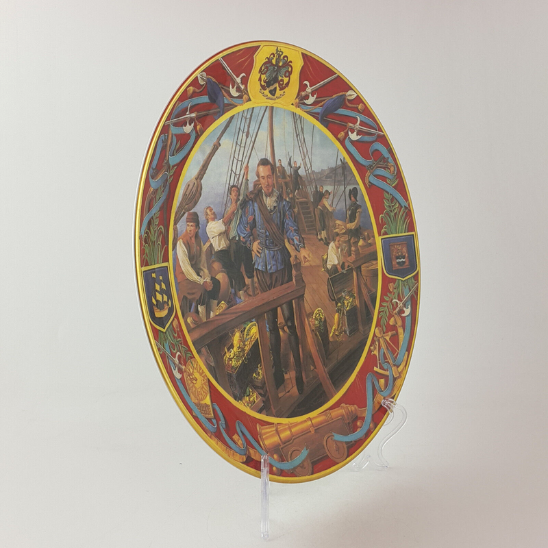 Royal Doulton Plate - Drake Aboard The Golden Hind PN118 30th Nov 1580 - RD 2440