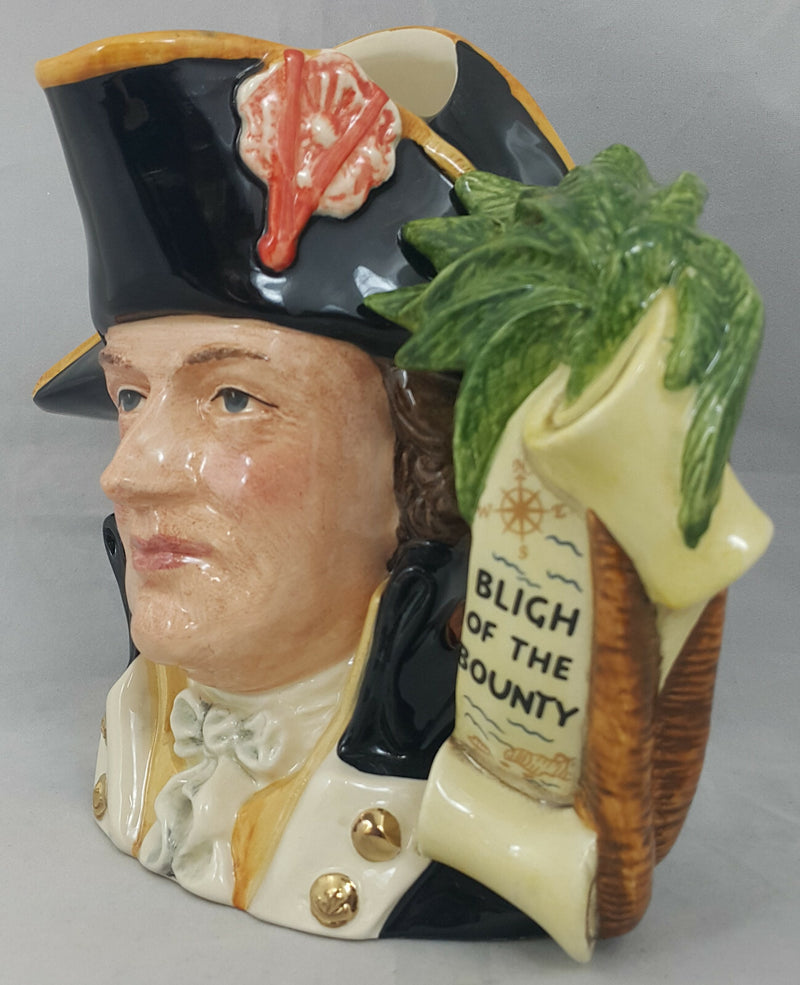 Royal Doulton Large Character Jug Captain Bligh D6967, Jug Of The Year 1995